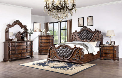 Furniture of America - Esparanza 5 Pc. Queen Bedroom Set w/ Chest in Brown Cherry - CM7478CH-Q-5PC-CHEST View 1