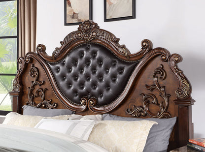 Furniture of America - Esparanza 5 Pc. Queen Bedroom Set w/ Chest in Brown Cherry - CM7478CH-Q-5PC-CHEST View 2