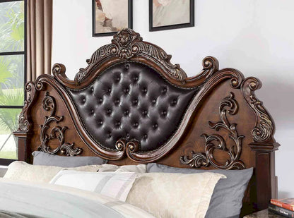 Furniture of America - Esparanza - Cal.King Bed, Brown Cherry - CM7478CH-CK-BED view 3