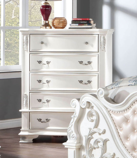 Furniture of America - Esparanza Chest in Pearl White - CM7478WH-C View 1