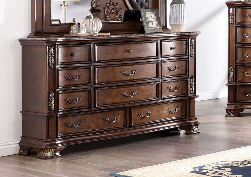 Furniture of America - Esparanza Dresser in Brown Cherry - CM7478CH-D View 1