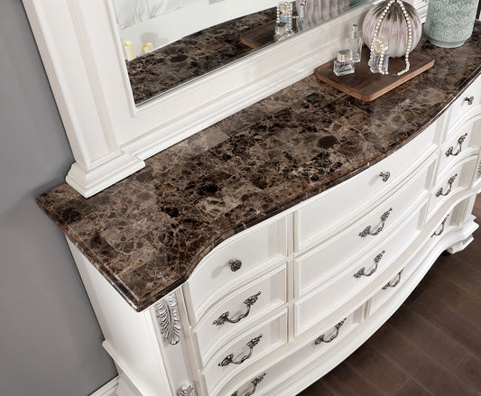 Furniture of America - Esparanza Dresser in Pearl White - CM7478WH-D View 2