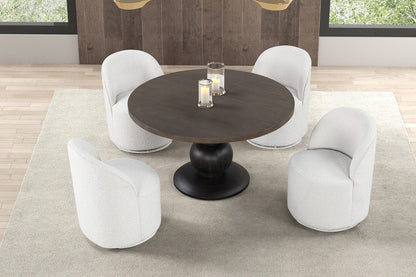 Furniture of America - Essen Round Dining Table in Espresso - FM3430ES-RT-TABLE View 2