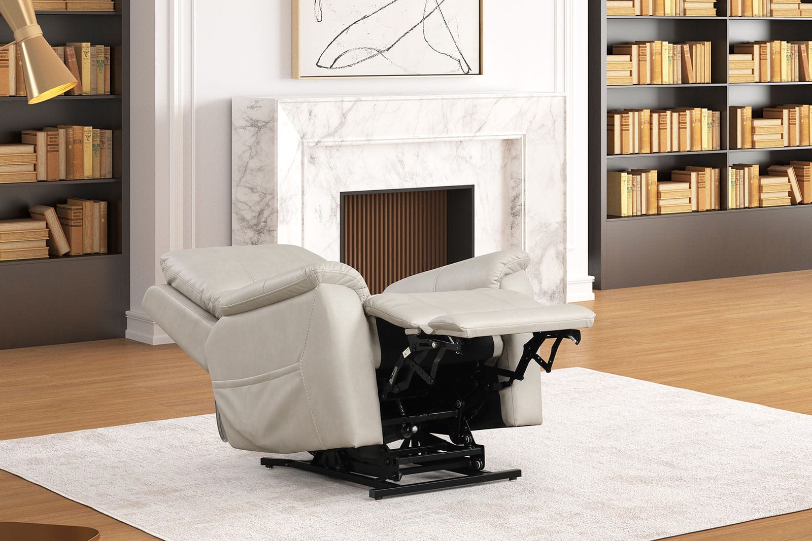 Furniture of America - Ethelreda Lift Chair in Light Gray - FM68002LG-LC View 8