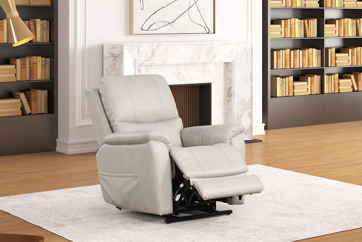 Furniture of America - Ethelreda Lift Chair in Light Gray - FM68002LG-LC View 9