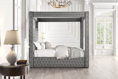 Furniture of America - Etherea Queen Bed in Gray - CM7482GY-Q-BED View 2