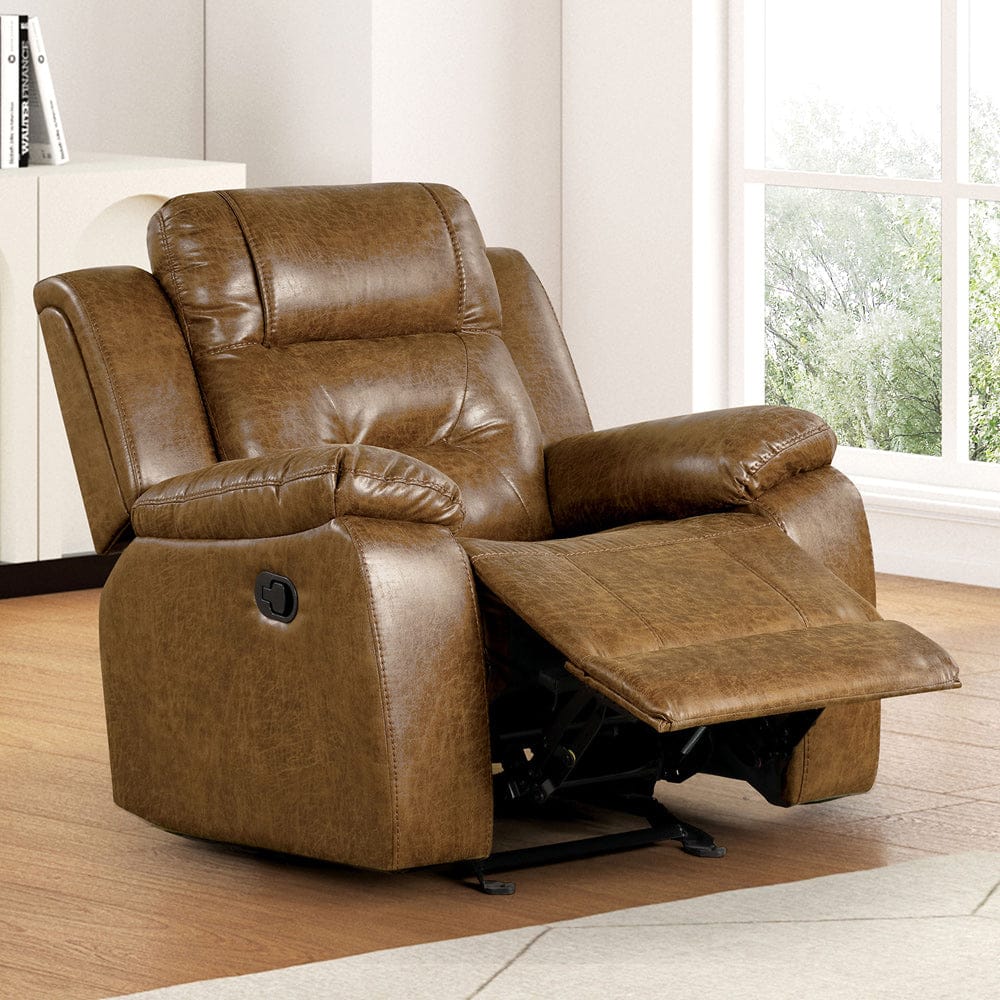 Furniture of America - Ezekius Manual Recliner in Brown - FM6011BR-CH-M View 1