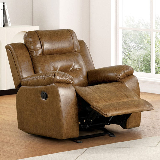 Furniture of America - Ezekius Manual Recliner in Brown - FM6011BR-CH-M View 1