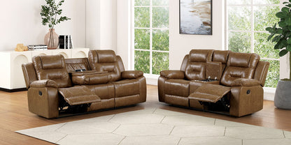 Furniture of America - Ezekius Sofa in Brown - FM6011BR-SF-M View 2