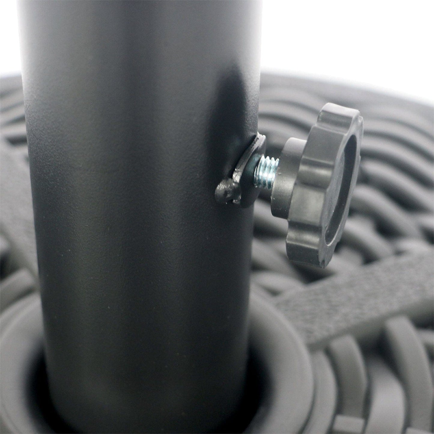 Furniture of America - Fab Round Umbrella Base in Black - GM-3005 View 2
