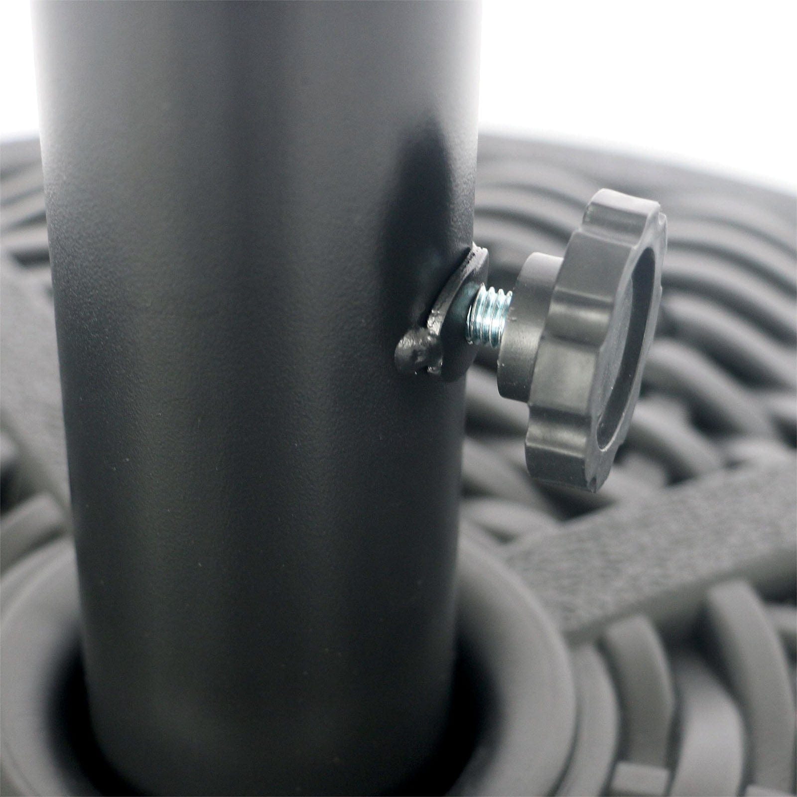 Furniture of America - Fab Round Umbrella Base in Black - GM-3005 View 2