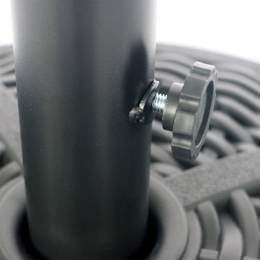 Furniture of America - Fab Round Umbrella Base in Black - GM-3005 View 2