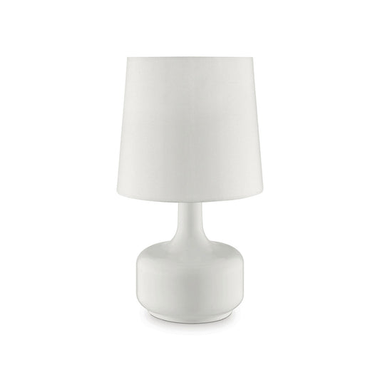 Furniture of America - Farah 17"H Glossy White Table Lamp in White - L9819WH View 1