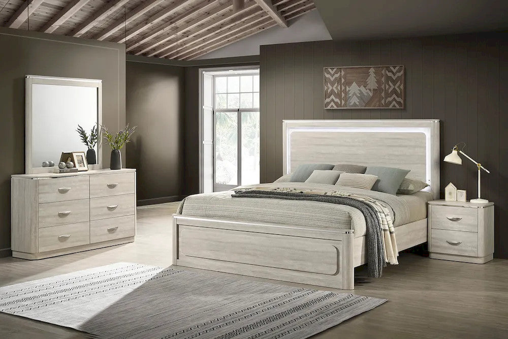 Furniture of America - Farsund - 3 Pc. Queen Bedroom Set - FM72013LG-Q-4PC view 1