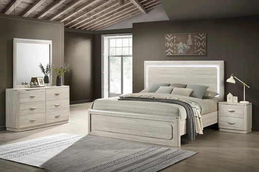 Furniture of America - Farsund - 3 Pc. Queen Bedroom Set - FM72013LG-Q-4PC view 1