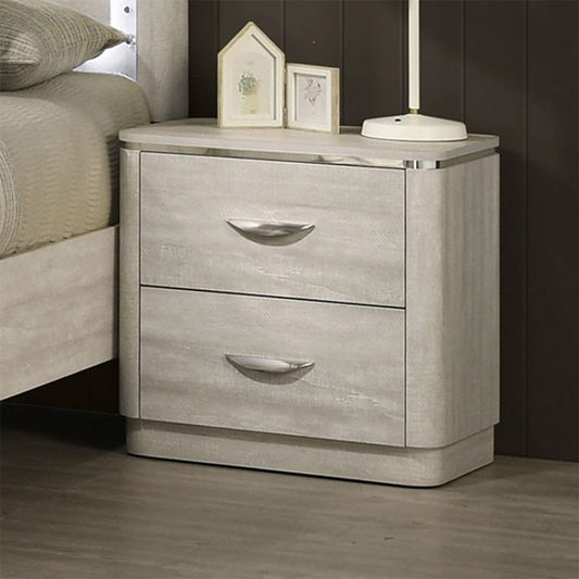 Furniture of America - Farsund Nightstand in Dusty Gray - FM72013LG-N