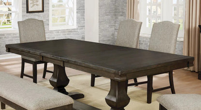 Furniture of America - Faulk - 5 Pc. Dining Table Set w/ Bench - CM3310T-6PC view 3
