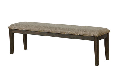 Furniture of America - Faulk Bench in Espresso/Warm Gray - CM3310BN View 2