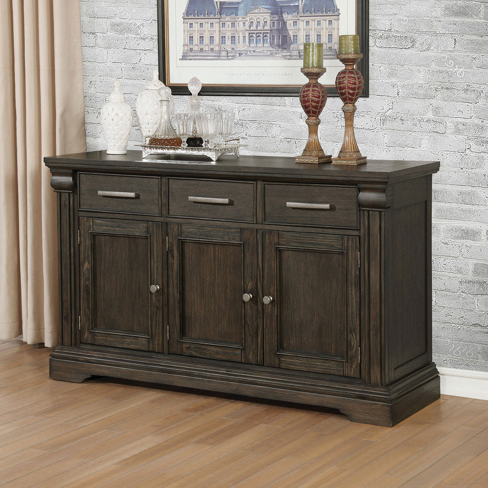 Furniture of America - Faulk Server in Espresso - CM3310SV View 1