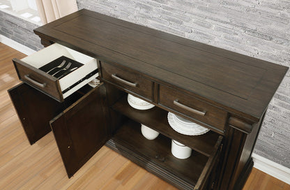 Furniture of America - Faulk Server in Espresso - CM3310SV View 3