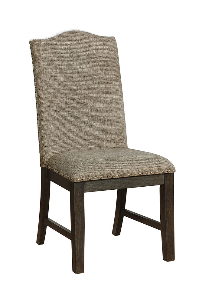 Furniture of America - Faulk Side Chair Set of 2 in Espresso/Warm Gray - CM3310SC-2PK View 1