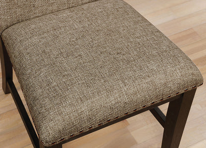 Furniture of America - Faulk Side Chair Set of 2 in Espresso/Warm Gray - CM3310SC-2PK View 2