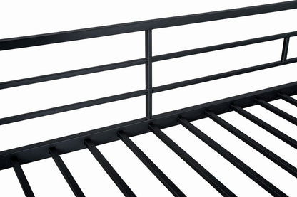 Furniture of America - Felgu Triple Twin Metal Bunk Bed in Black - FM-BK909BK-T-BED View 8