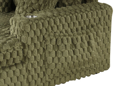 Furniture of America - Ferryhill 2-Arm Chaise in Olive Green - SL69000GR-PK View 2