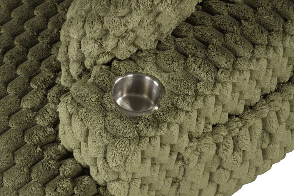 Furniture of America - Ferryhill 2-Arm Chaise in Olive Green - SL69000GR-PK View 3