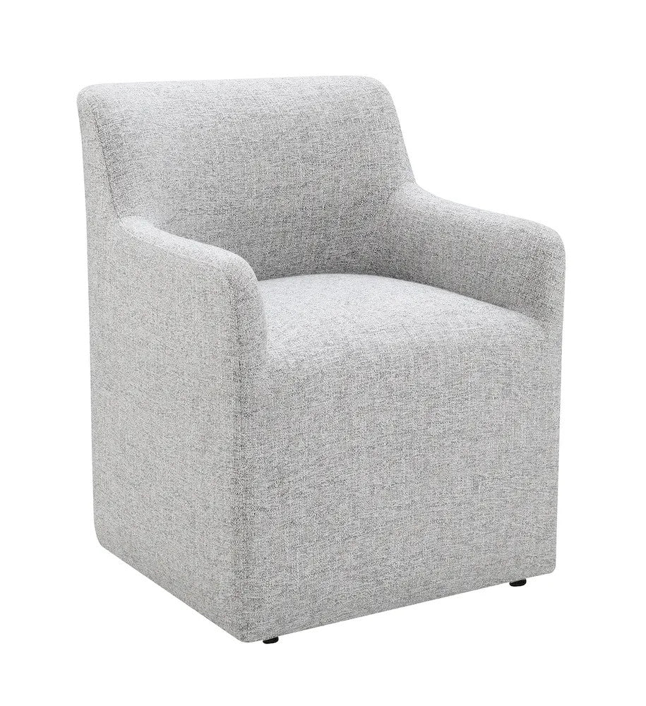 Furniture of America - Fico - Dining Arm Chair (1/CTN) - Feather Gray - FM3003LG-AC view 2