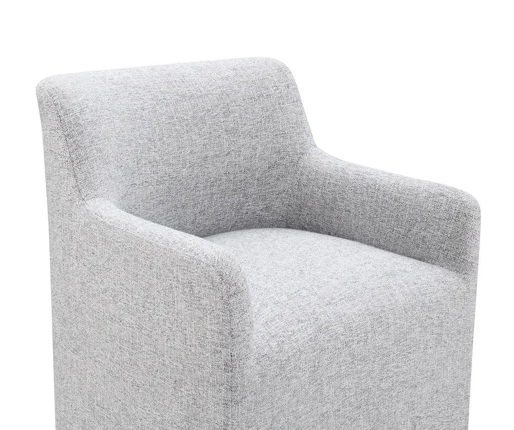 Furniture of America - Fico - Dining Arm Chair (1/CTN) - Feather Gray - FM3003LG-AC view 3