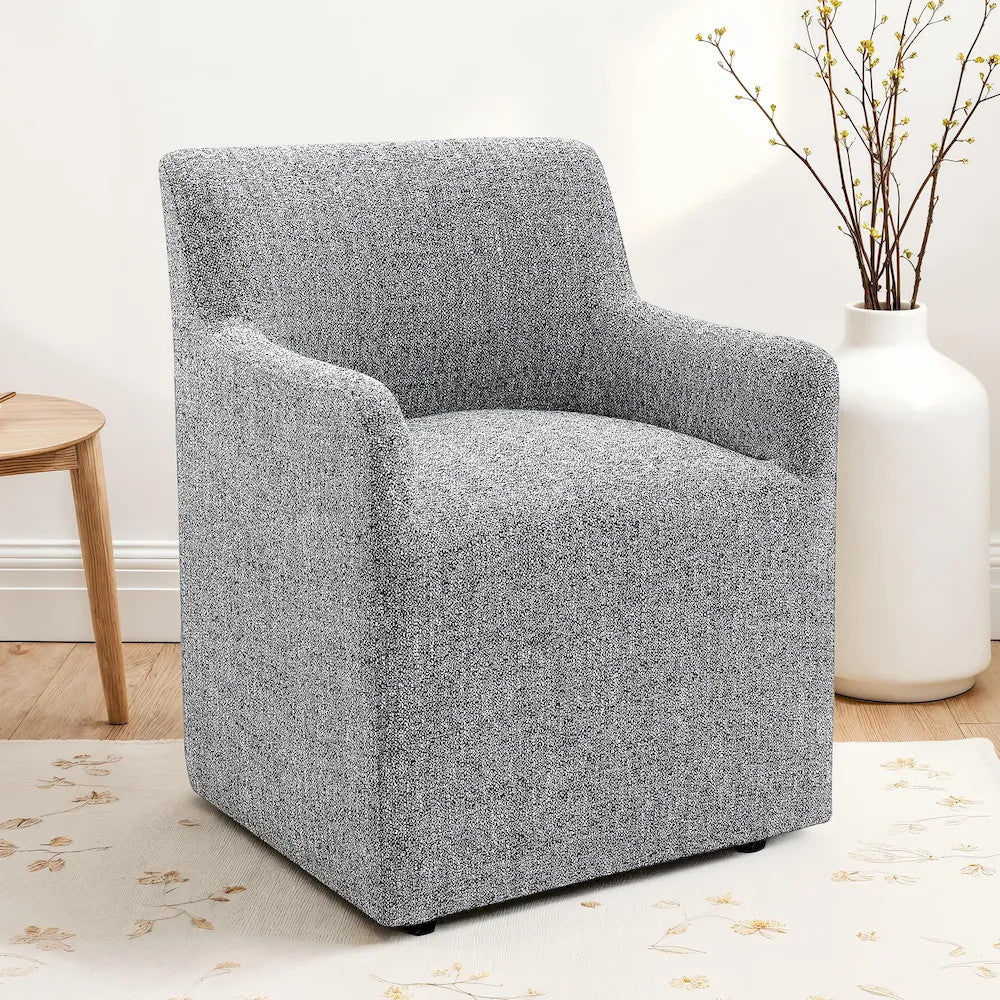 Furniture of America - Fico - Dining Arm Chair (1/CTN) - Pewter Gray - FM3003DG-AC view 1
