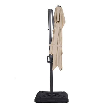 Furniture of America - Fida 8' Square Umbrella with Base in Beige - LA-A029BG+BASE View 4