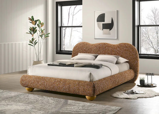 Furniture of America - Finamore - E.King Bed - Terracotta Brown - FM72005DB-EK-BED view 1