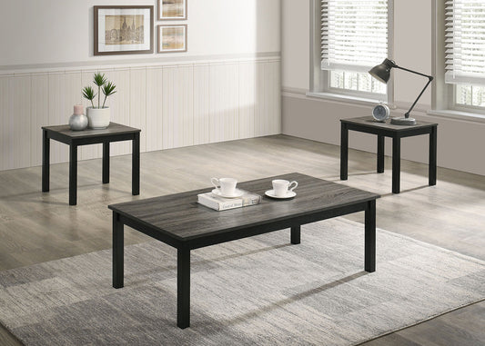 Furniture of America - Findlay 3 Pc. Table Set in Gray - FM42900GY-3PK View 1