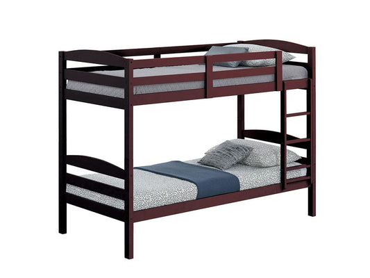 Furniture of America - Finsbury Twin/Twin Bunk in Espresso - FM-BK110ES-T View 1