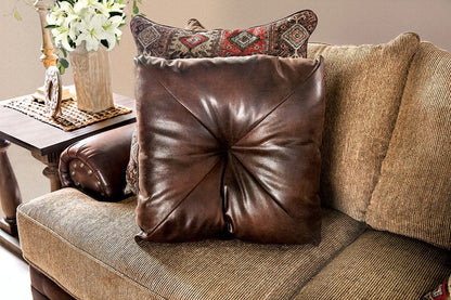 Furniture of America - Fletcher Sofa + Loveseat in Brown/Tan - SM5148-2PC View 4