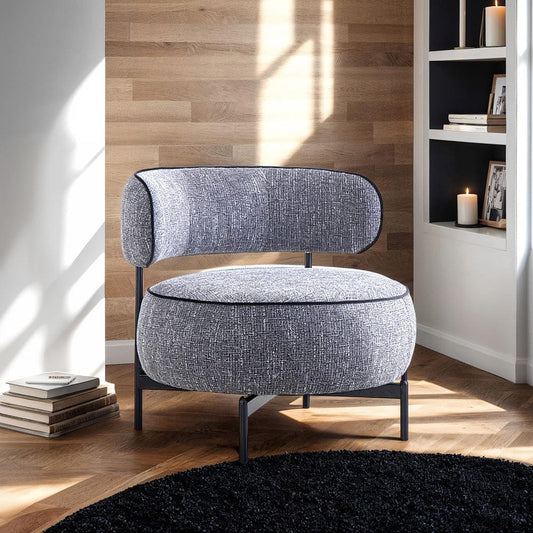 Furniture of America - Florens Swivel Chair in Dark Gray - FM-AC8015DG View 1
