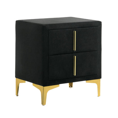 Furniture of America - Florizel Nightstand in Black - CM7411BK-N View 1