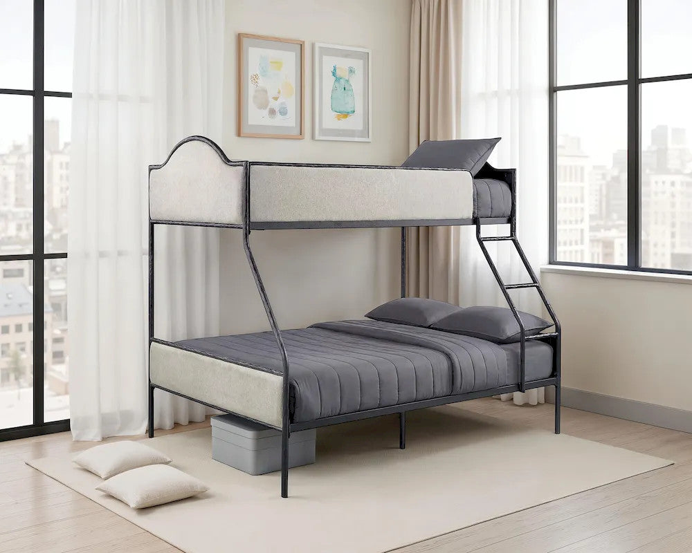 Furniture of America - Forli - Twin/Full Bunk Bed - FM-BK700BK-TF view 1
