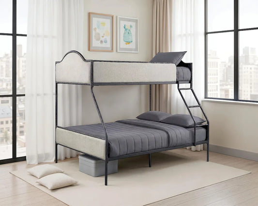 Furniture of America - Forli - Twin/Full Bunk Bed - FM-BK700BK-TF view 1