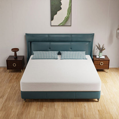 Furniture of America - Forsythia 10" E.King Green Tea Gel Memory Foam (Roll-In-A-Box) in White - DM710-EK View 2