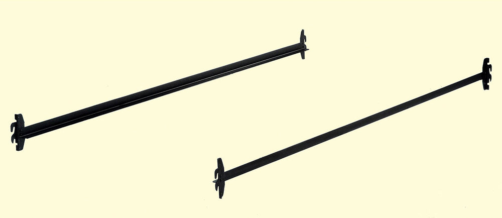 Furniture of America - Framos 82" Queen Hook-In Rail in Black - MT-RAIL-Q-HOOK IN View 2