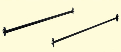 Furniture of America - Framos 82" Queen Hook-In Rail in Black - MT-RAIL-Q-HOOK IN View 2