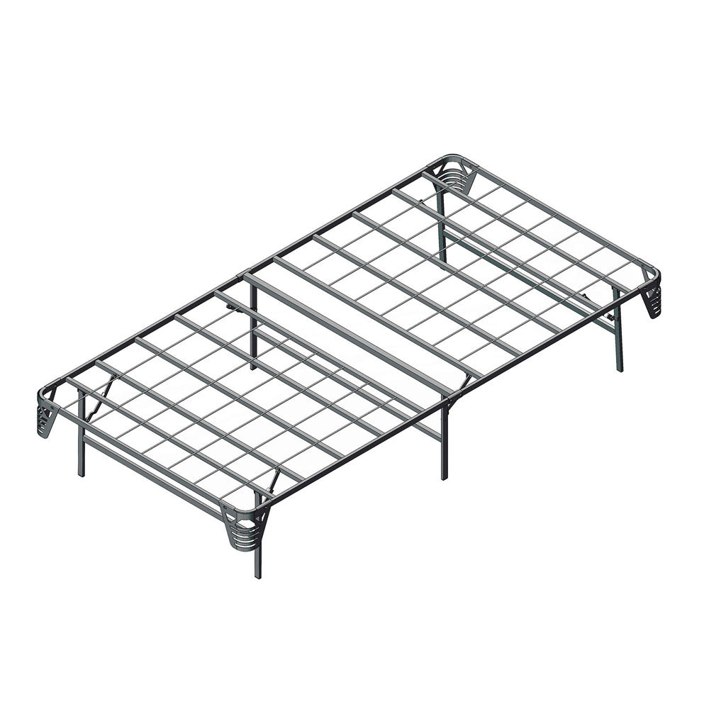 Furniture of America - Framos Base Foundation - Twin in Silver - MT-FND-T View 1