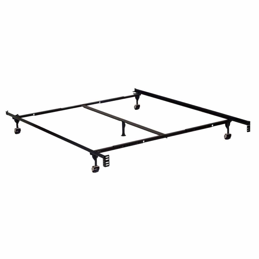 Furniture of America - Framos Full/Queen Adjustable Frame (4 Legs) in Black - MT-FRAM-FQ View 1