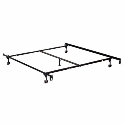 Furniture of America - Framos Full/Queen Adjustable Frame (4 Legs) in Black - MT-FRAM-FQ View 1