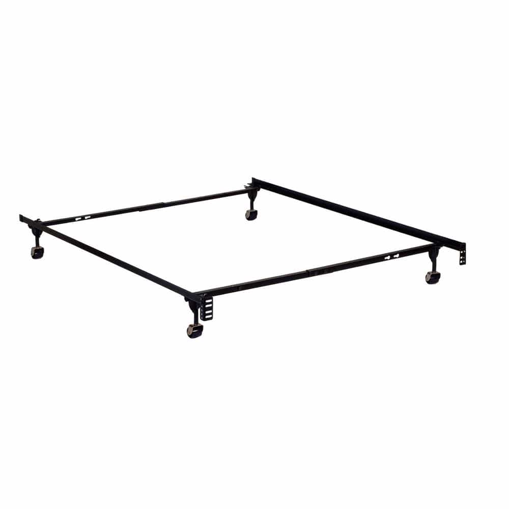 Furniture of America - Framos Twin/Full Adjustable Frame (4 Legs) in Black - MT-FRAM-TF View 1