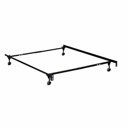 Furniture of America - Framos Twin/Full Adjustable Frame (4 Legs) in Black - MT-FRAM-TF View 1