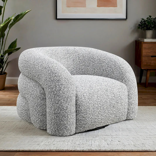 Furniture of America - Freja - Swivel Chair, Cloud Gray - FM-AC6003GY-SW view 1